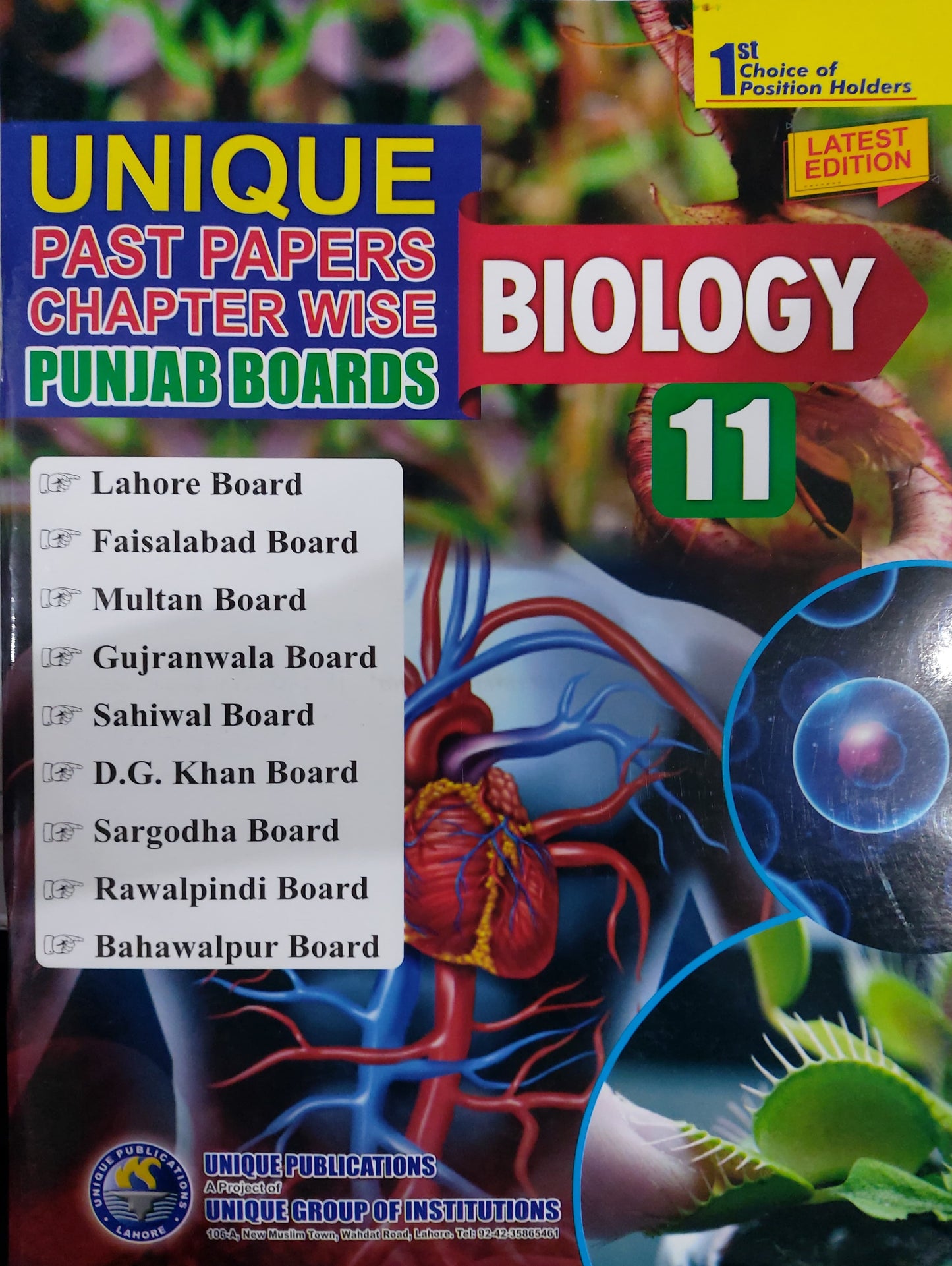 Unique Past Papers Biology 11 Chapter Wise Punjab Board