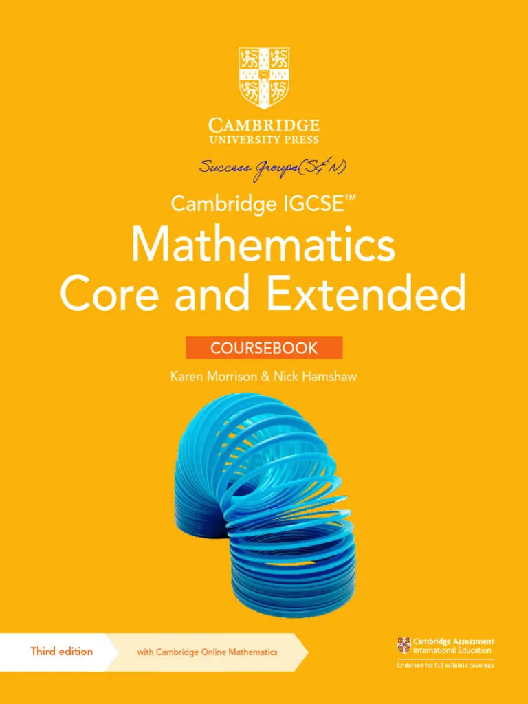 Cambridge IGCSE Course Book Mathematics Core And Extended