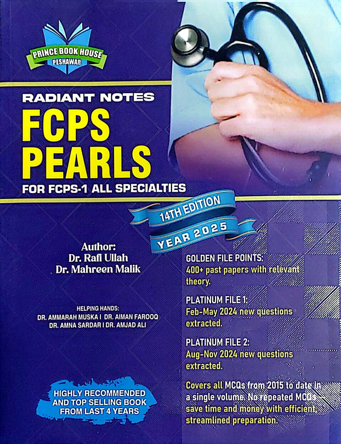 Prince Radiant Notes FCPS Pearls For FCPS 1 All Specialties