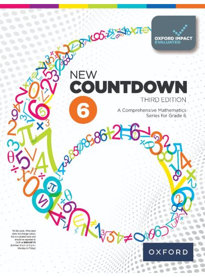 Oxford New Countdown A Comprehensive Mathematics Series For Grade 6