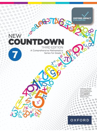 Oxford New Countdown A Comprehensive Mathematics Series For Grade 7