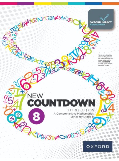 Oxford New Countdown A Comprehensive Mathematics Series For Grade 8