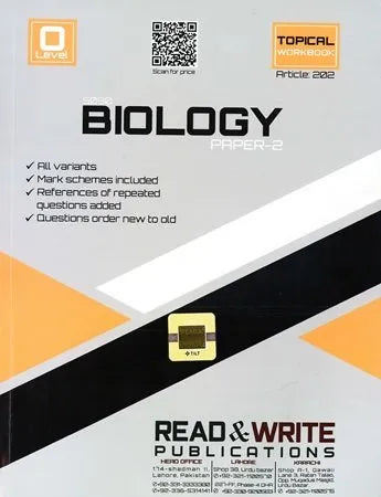 202 Biology Paper-2 O Level Topical Workbook
