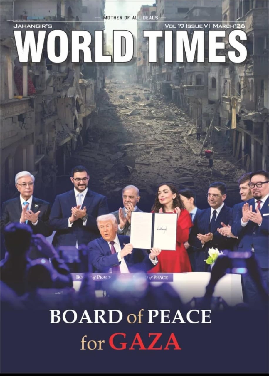 Jahangir World Times Board Of Peace For Gaza
