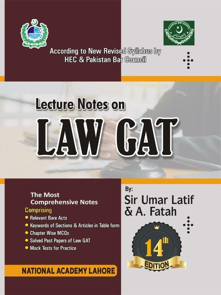 Lecture Notes On LAW GAT By Sir Umar Latif
