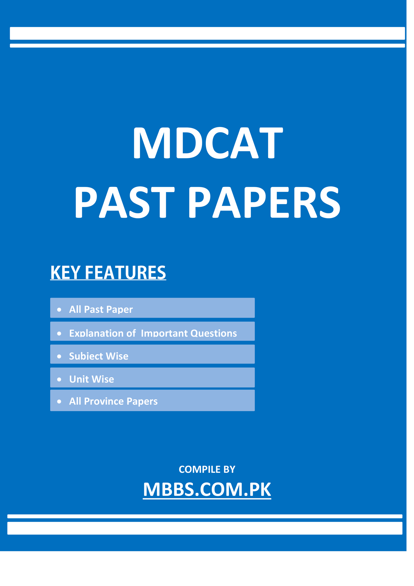 MDCAT Past Papers