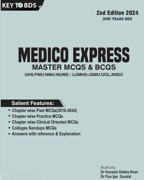 Key to BDS 2nd Years Medico Express Master MCQs & BCQs