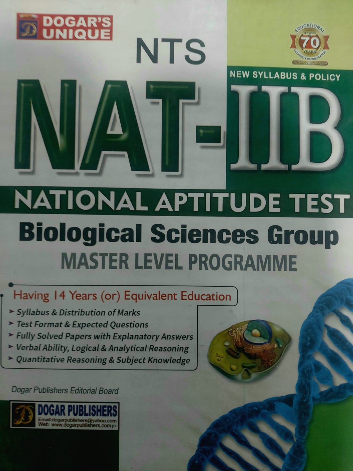 NTS NAT-LLB (Biological Sciences Group)