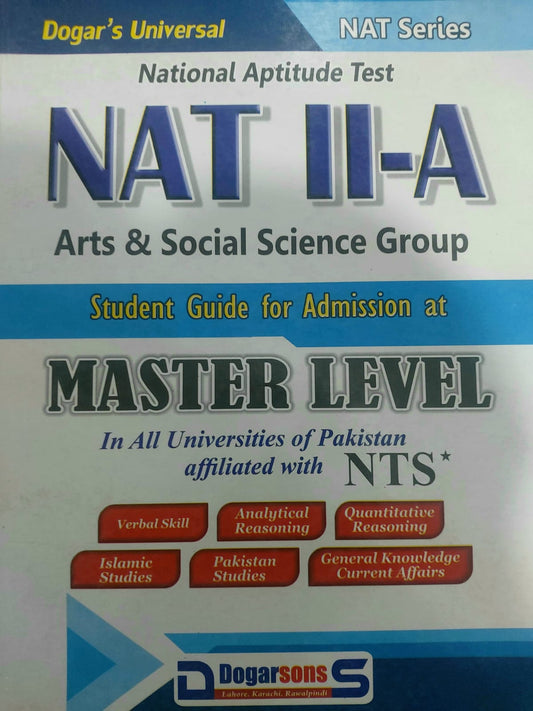 National Aptitude Test II-A (Arts And Social Science Group)
