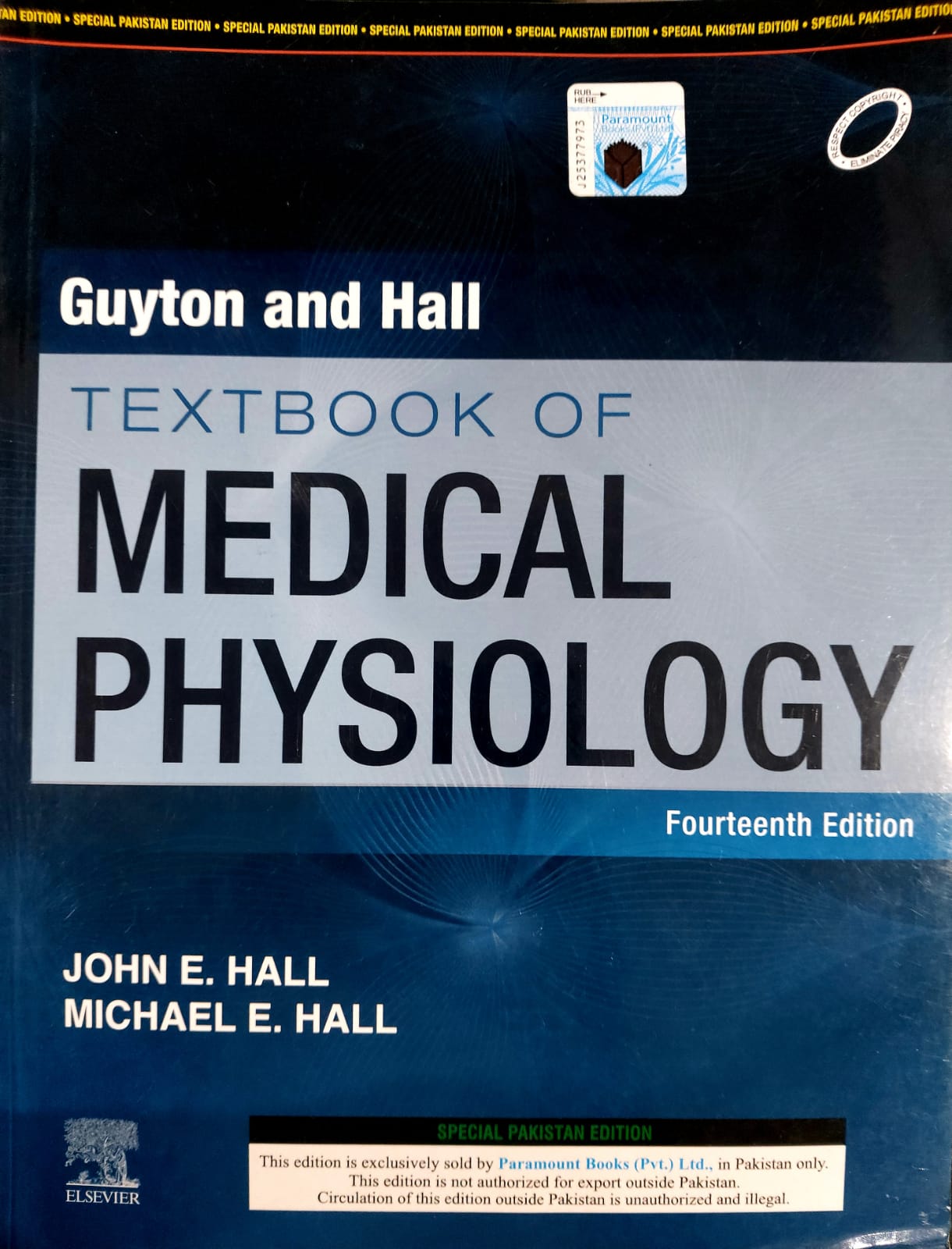 Guyton & Hall Textbook of Medical Physiology 14th Edition