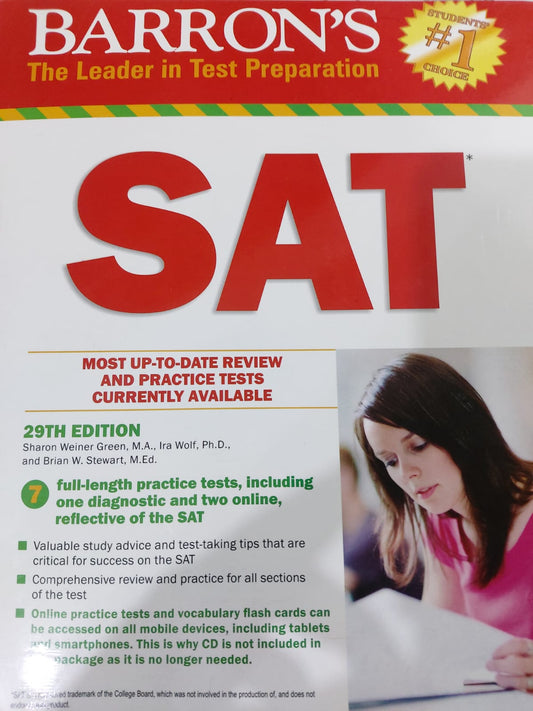 Barron's The Leader In Test Preparation-SAT