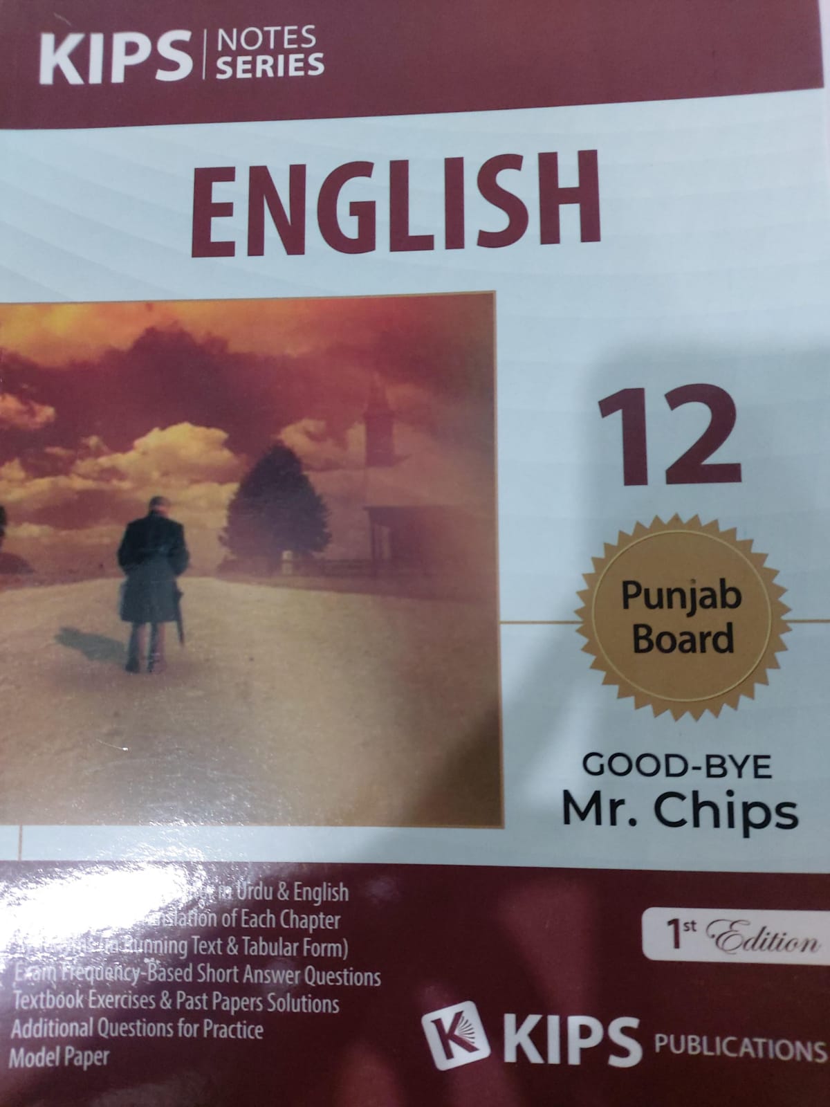 Kips Notes Series-English 12 Good-Bye Mr Chips