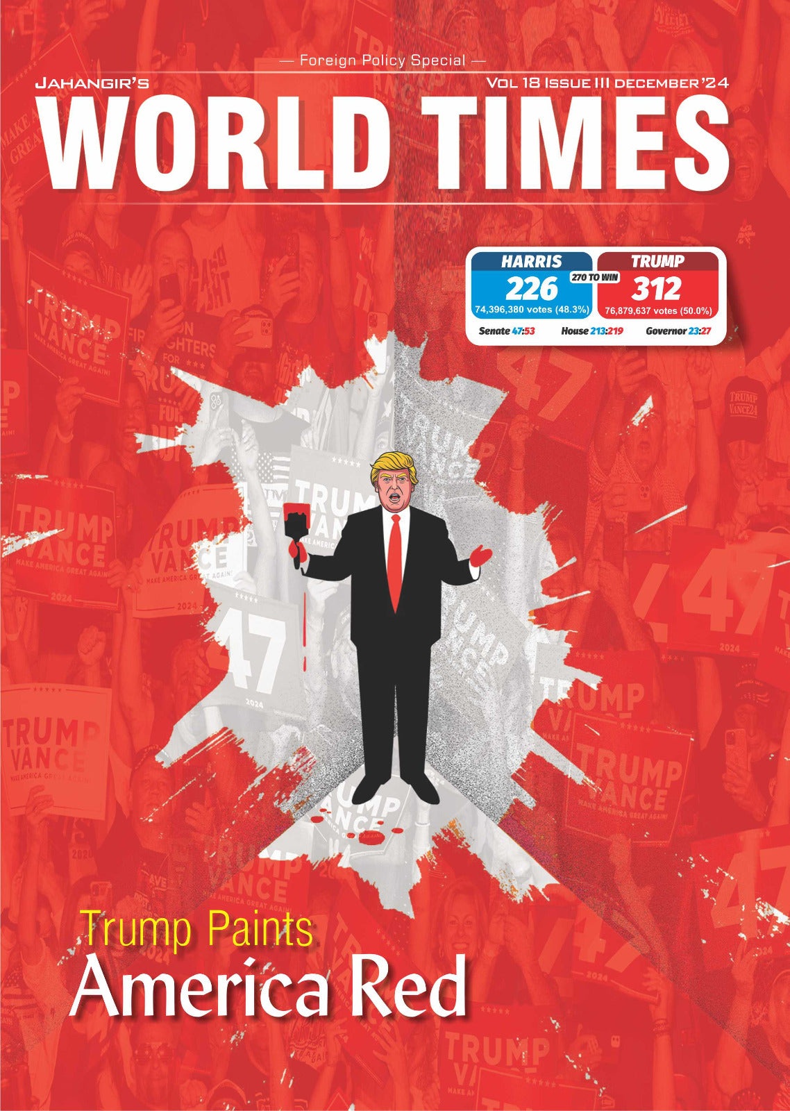 Jahangir's World Times: Trump Paints America Red