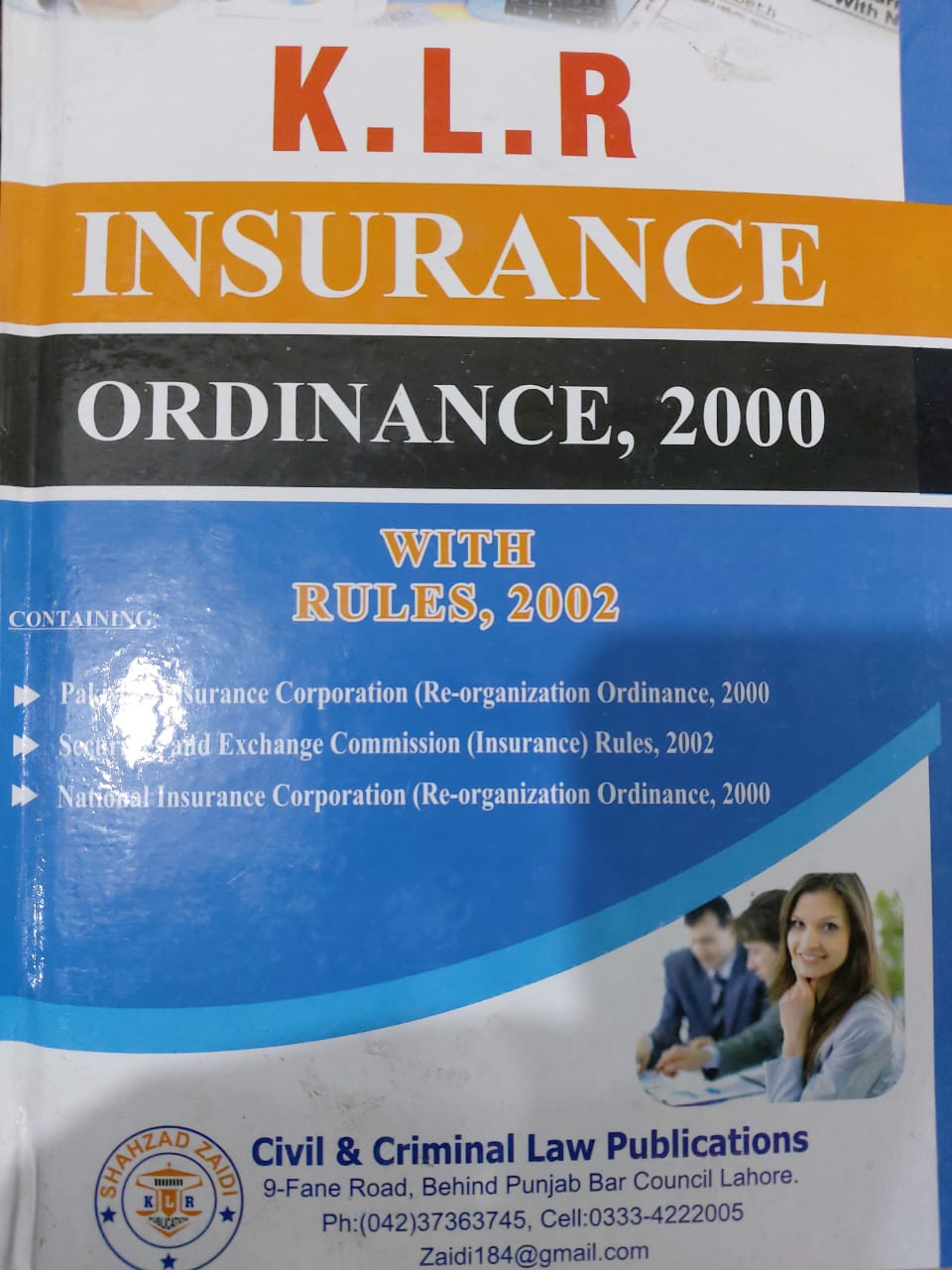 KLR Insurance Ordinance,2000 With Rules,2002