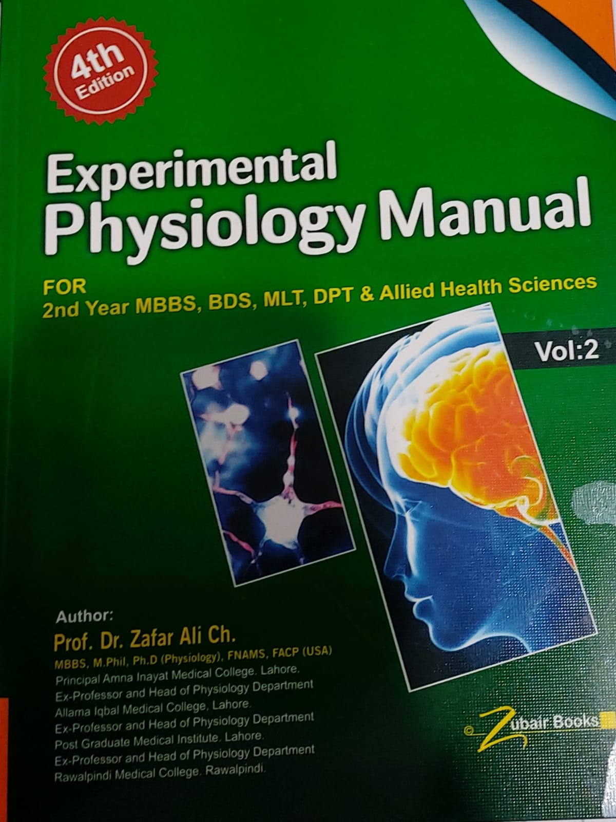 Experimental Physiology Manual For 2nd year Volume 2