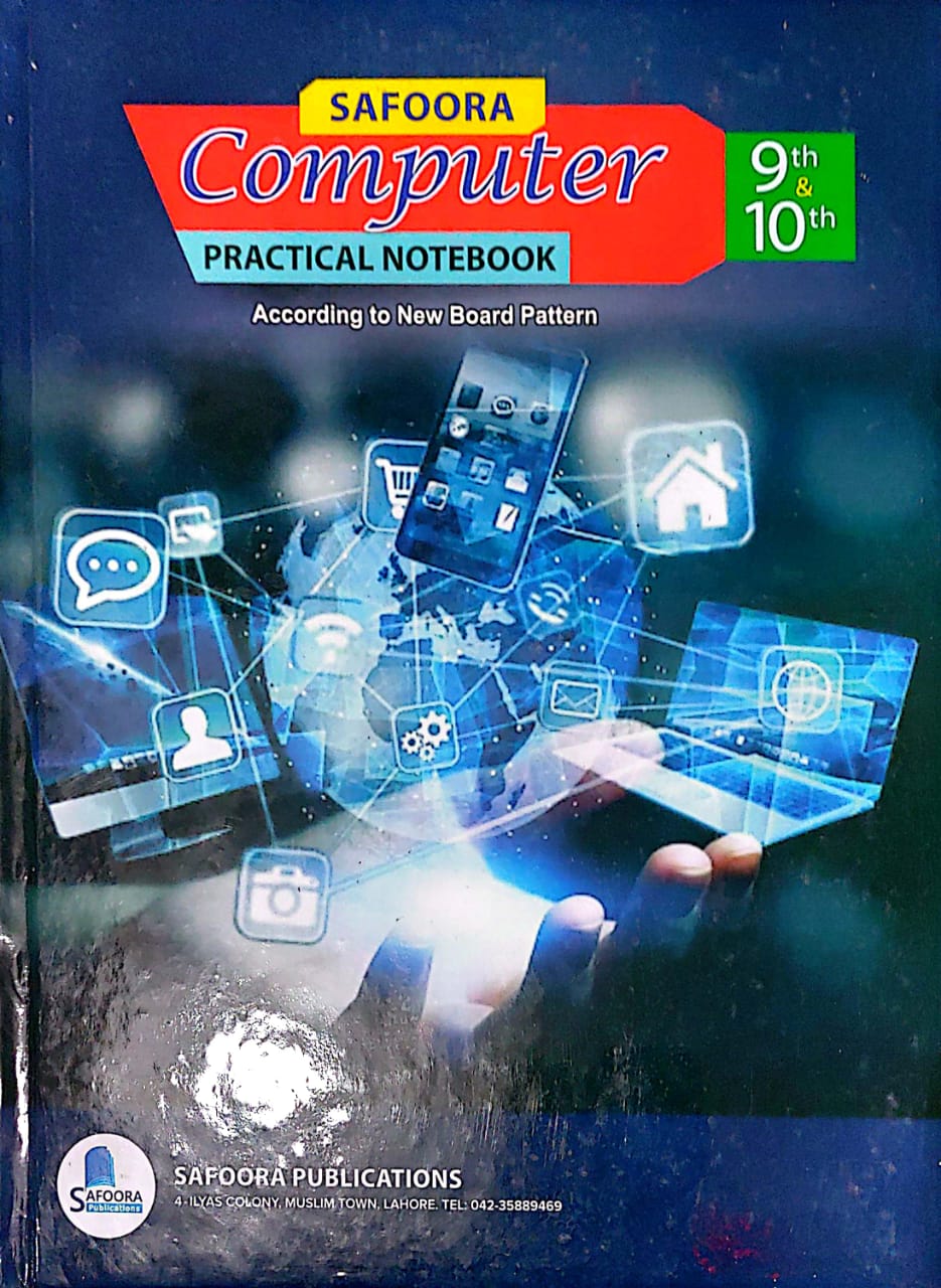 Safoora Computer Science 9 & 10 Practical Notebook