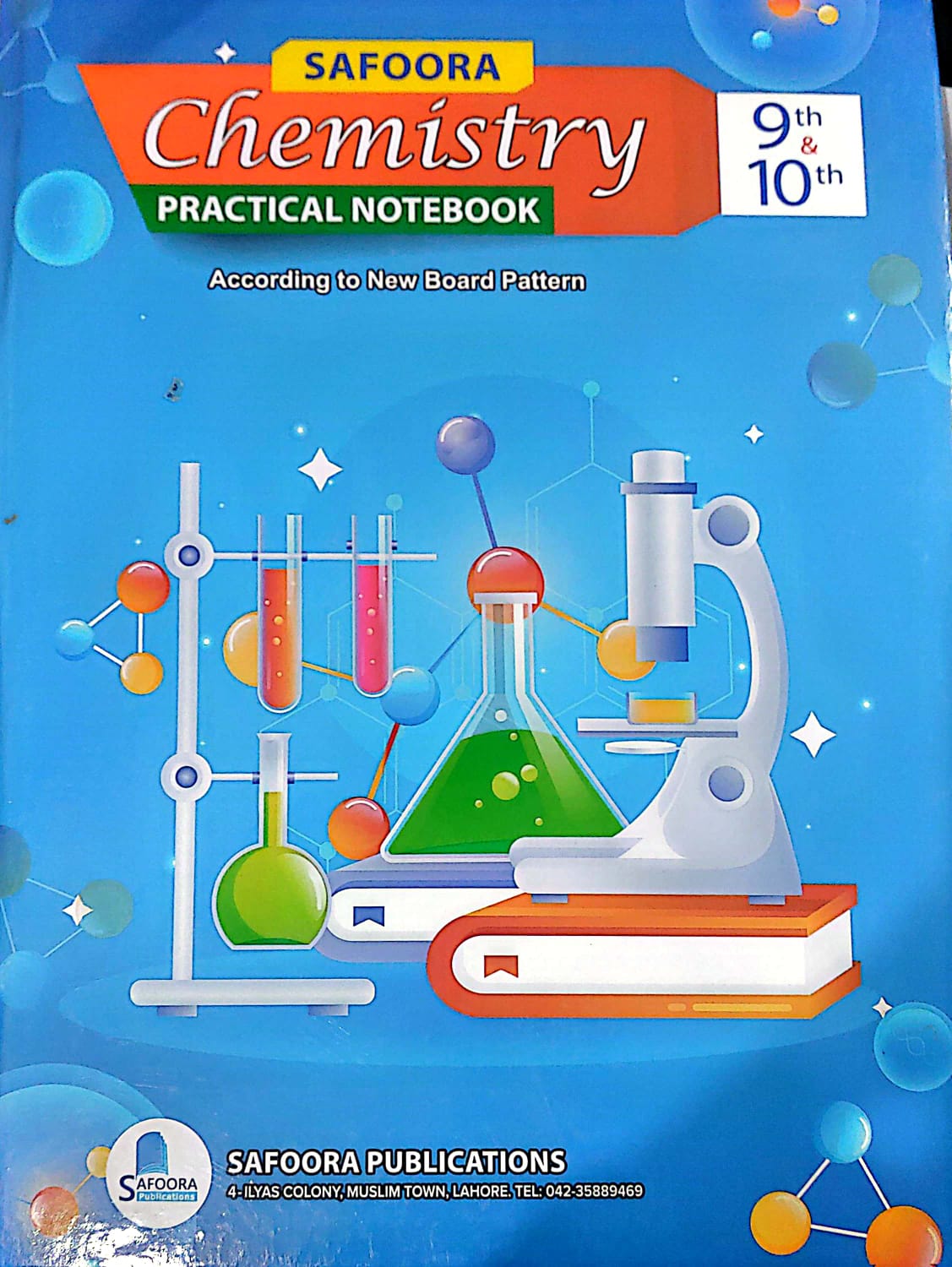 Safoora Chemistry 9 & 10 Practical Notebook