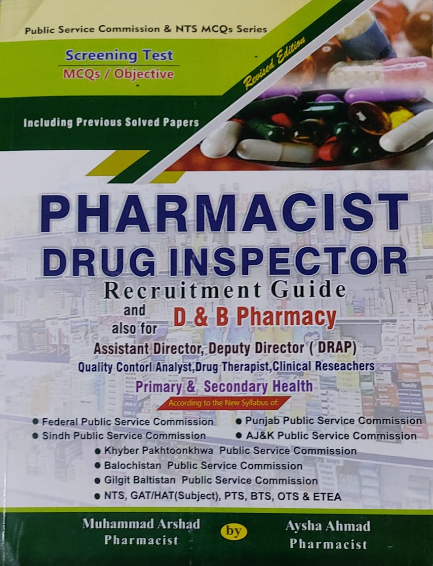Pharmacist Drug Inspector Recruitment Guide And Also For D & B Pharmacy