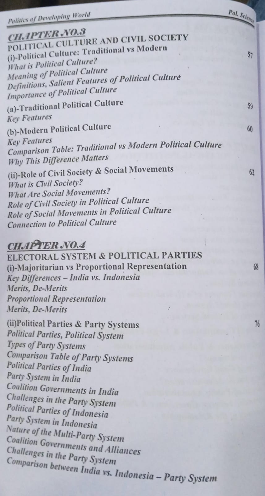 Politics Of The Developing World