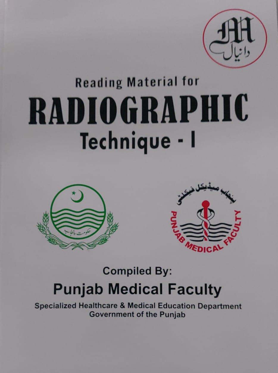 Reading Material for Radiographic Technique - I
