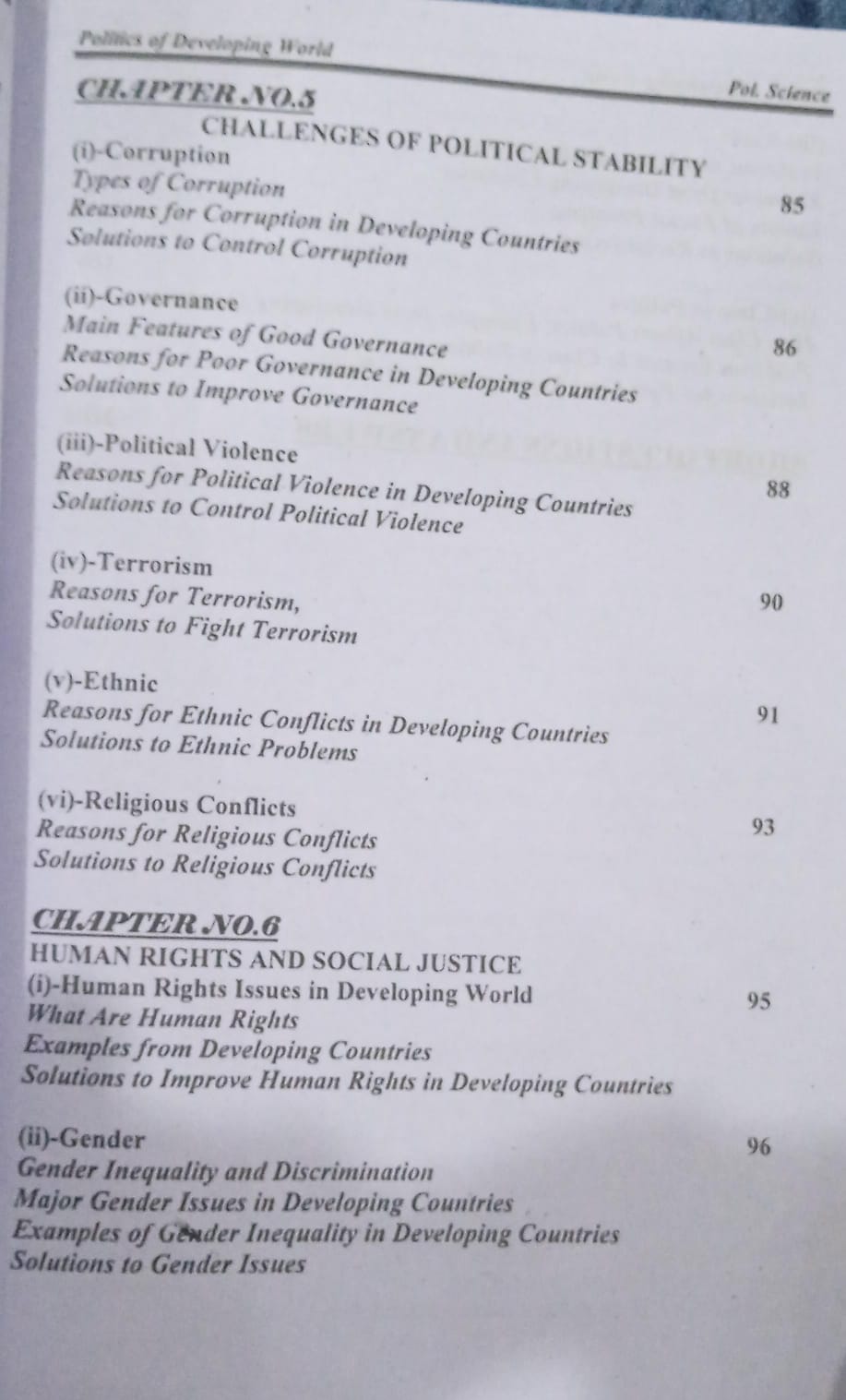 Politics Of The Developing World