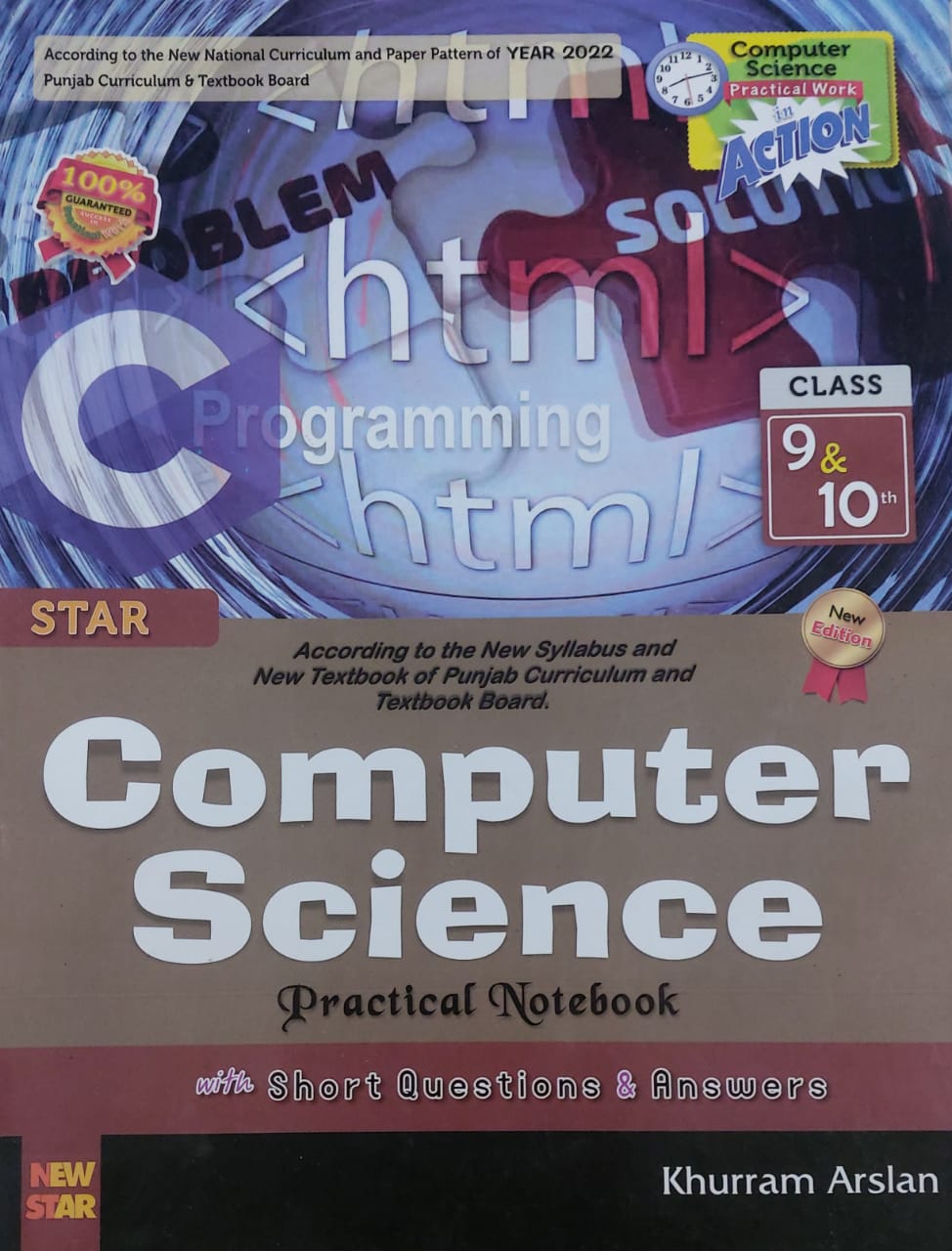 Star Computer Science Practical Notebook  Class 9 & 10