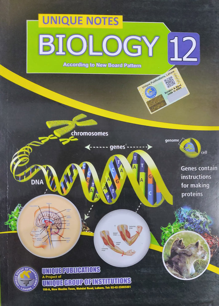 Unique Notes Biology 12 – Ilmi Book House