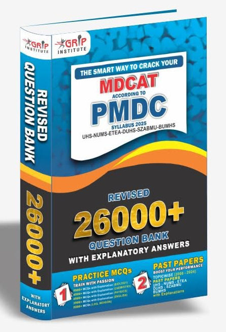 Grip MDCAT Revised 26000+ Question Bank