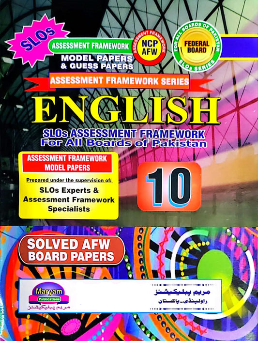 Assessment Framework Series English Federal Board 10