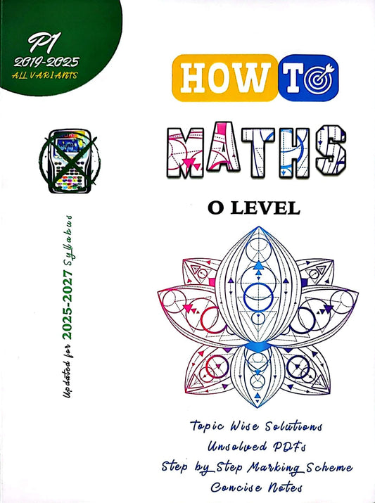 How To Maths O Level P1
