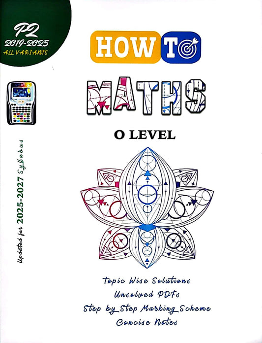 How To Maths O Level P2