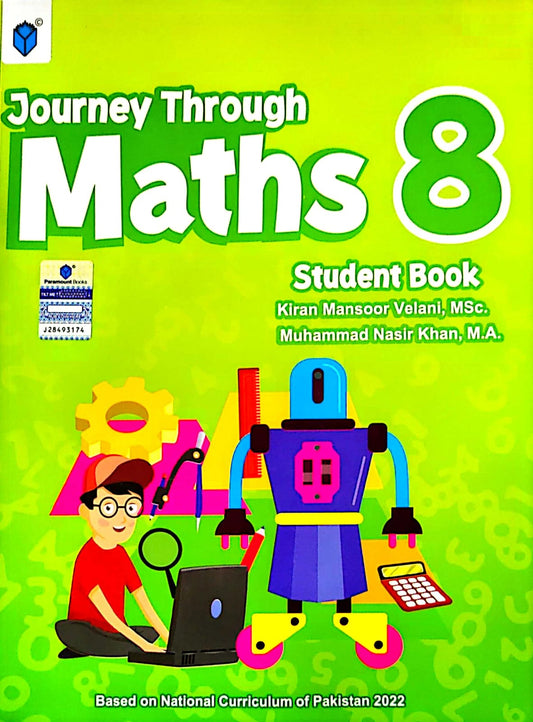 Journey Through Maths 8 Student Book By Kiran Mansoor Velani Msc