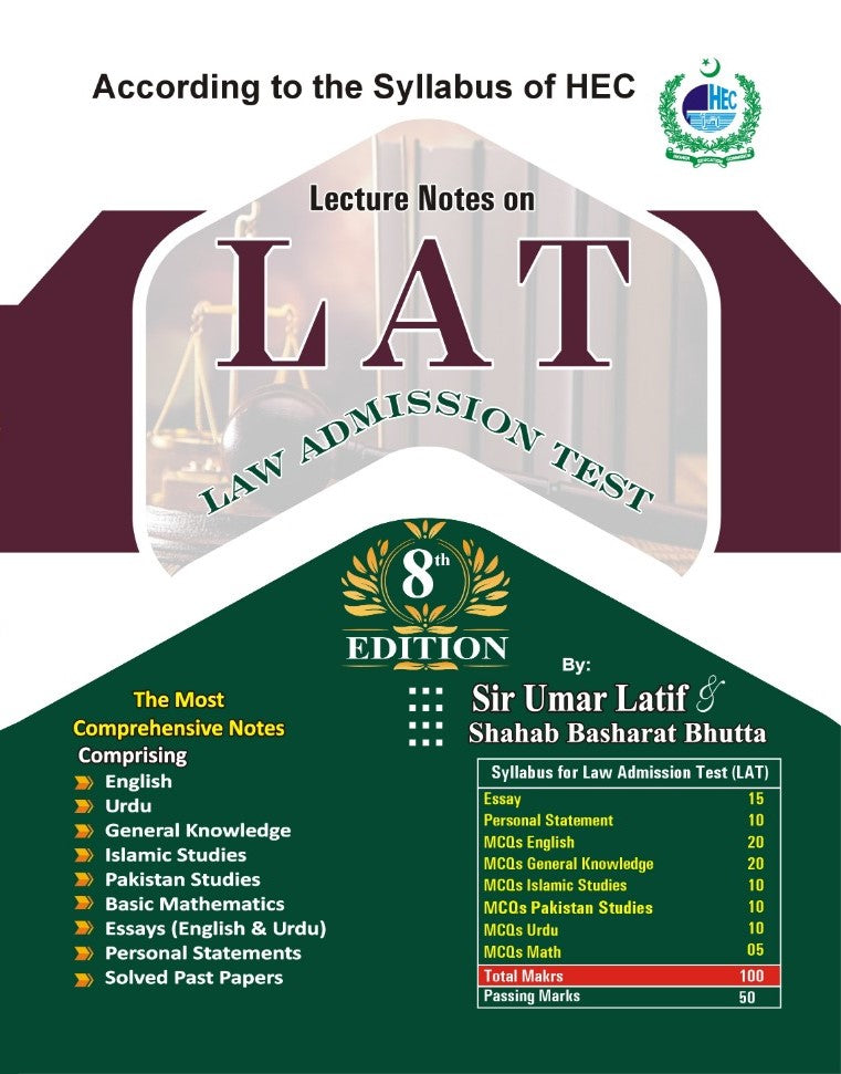 Lectures Notes On LAT By Sir Umar Latif