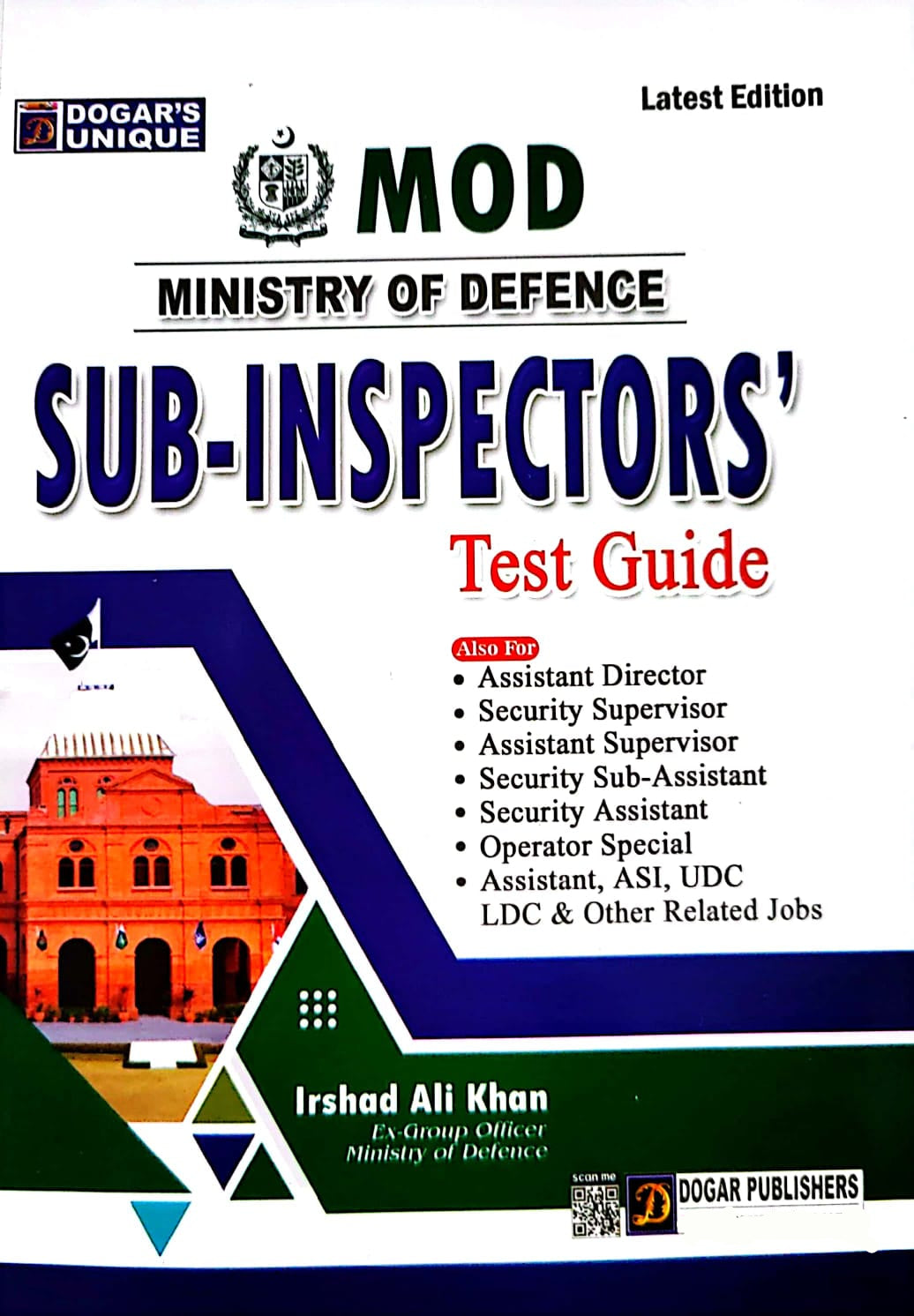 Dogar MOD Sub inspector Test Guide – Ilmi Book House