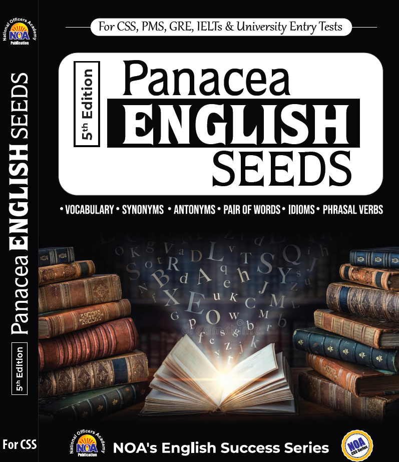 NOA Panacea English Seeds By Mr Asif Hussain 5th Edition