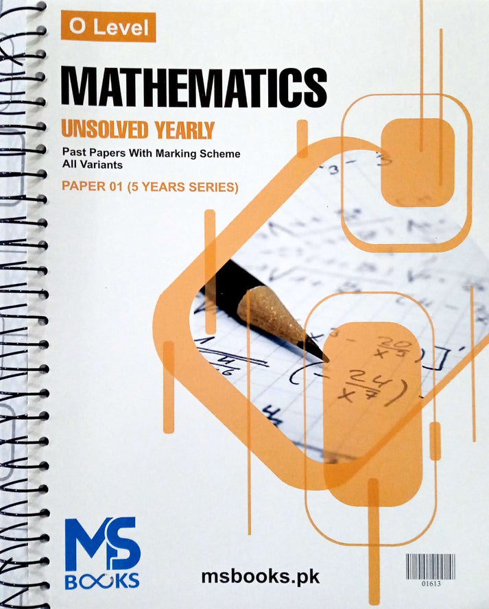 O Level Mathematics Unsolved Yearly Paper 1 – Ilmi Book House