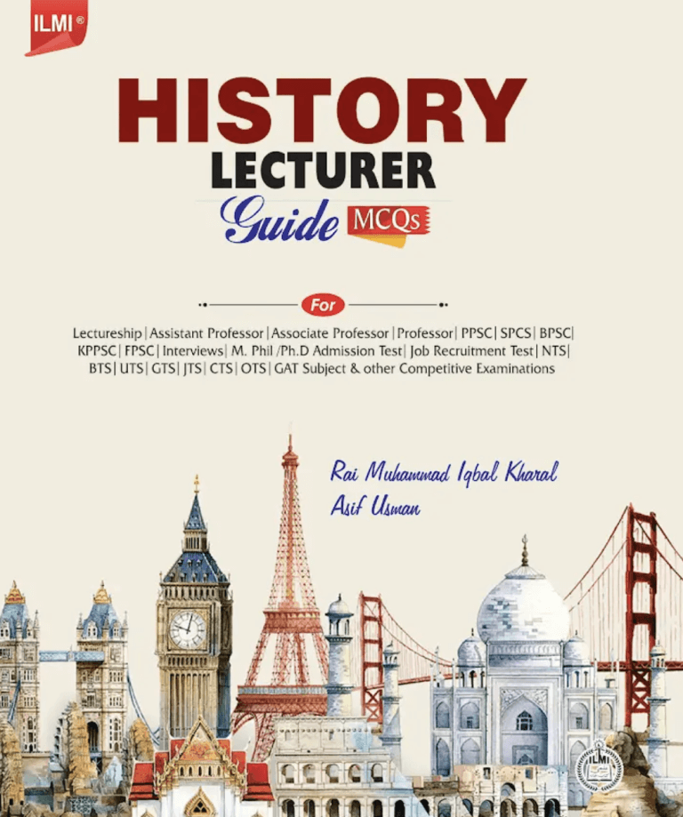 Ilmi History Lecturer Guide MCQs