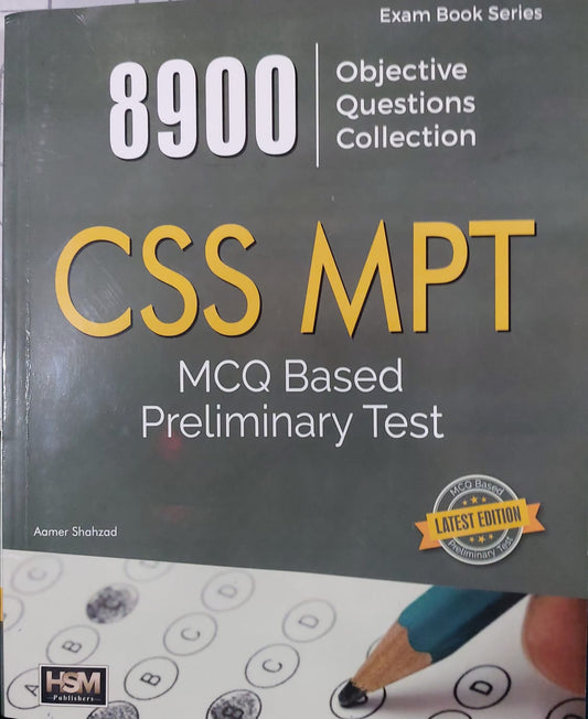 8900-Objective,Questions (Collection) CSS MPT MCQ Based Preliminary Test