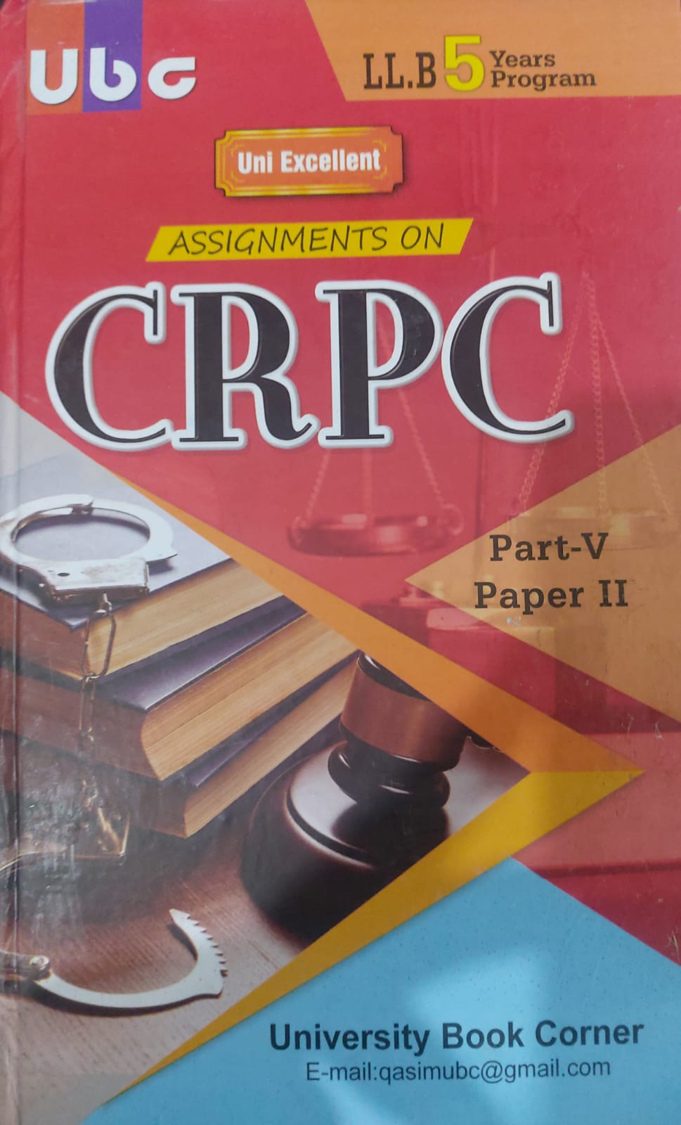 UBC Assignments On Cr.P.C And Medical Jurisprudence