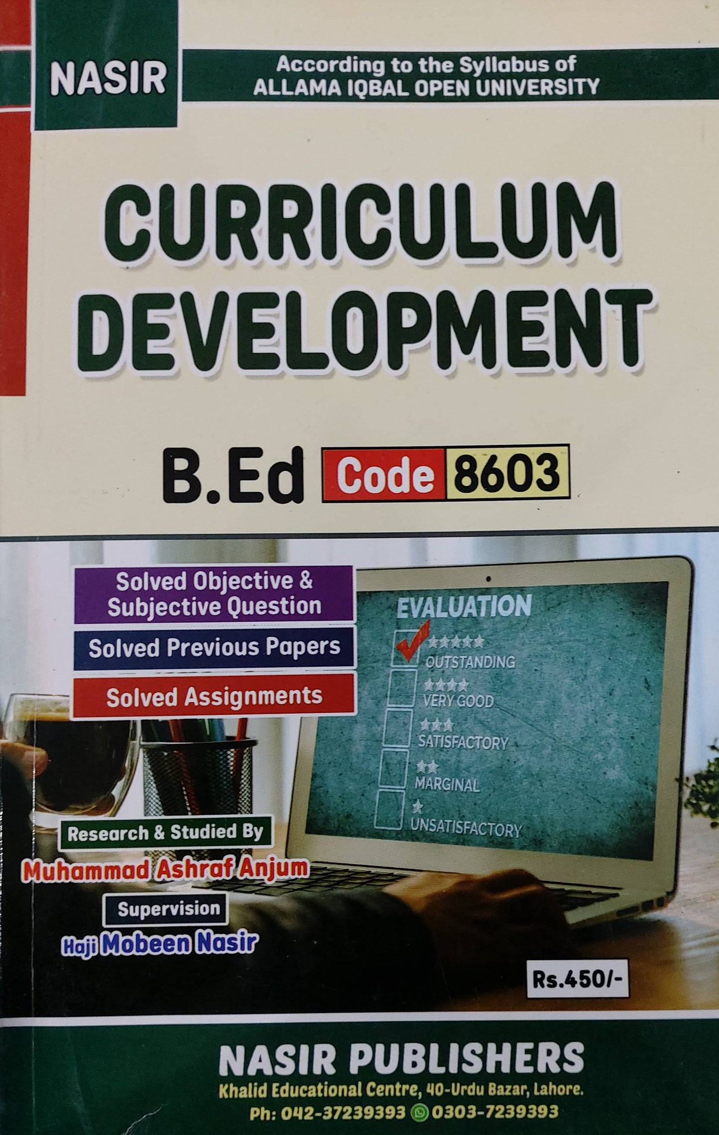 Nasir Curriculum Development-8603