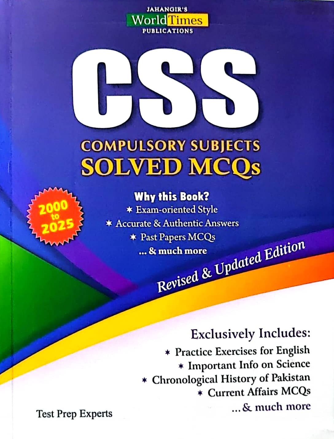 JWT CSS Compulsory Subjects Solved MCQs