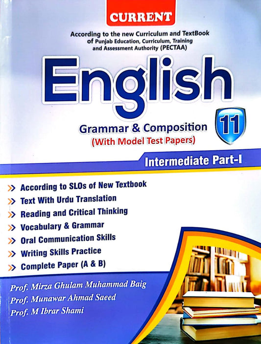 Current English Grammar & Composition with model test papers 11
