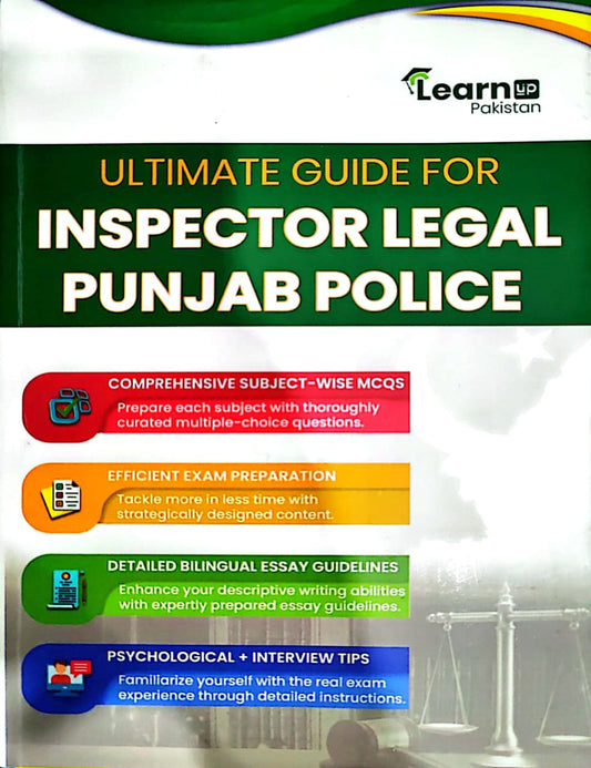 Ultimate guide for inspector legal Punjab police