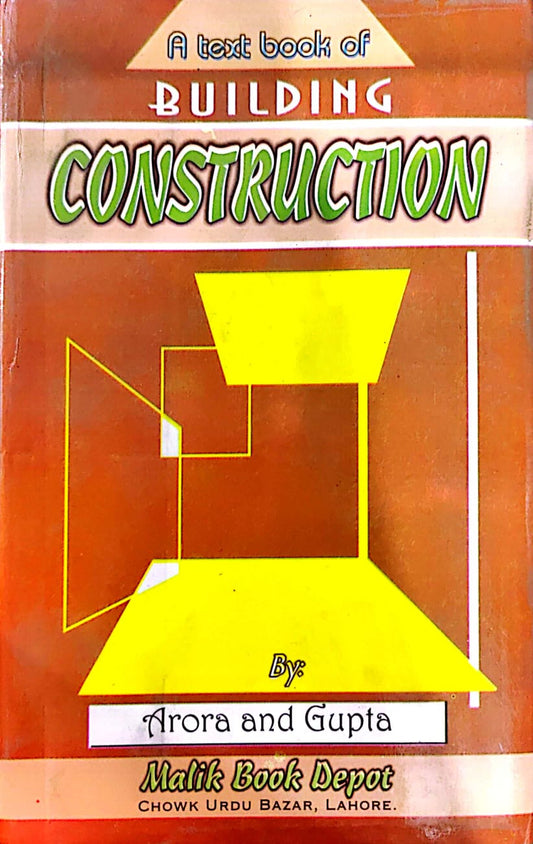 A Text Book Of Building Construction