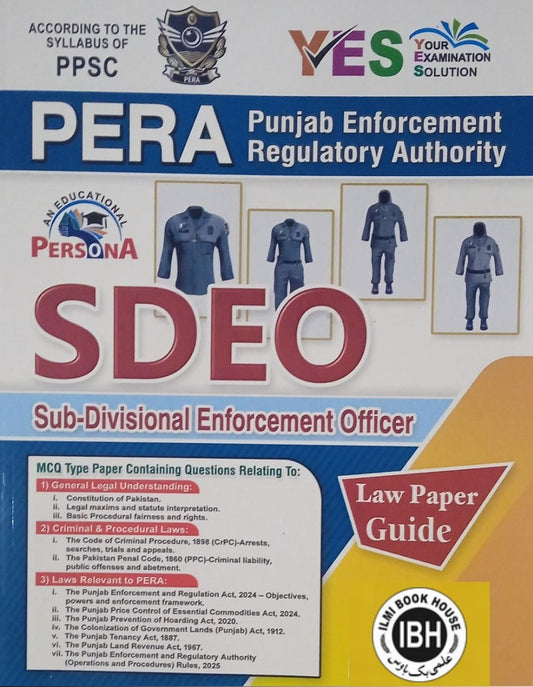 Pera Punjab Enforcement Regulatory Authority Sdeo Sub-Divisional Enforcement Officer