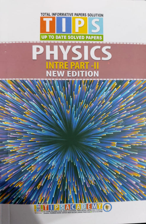 Physics Inter Part 2 - Tips Academy New Edition Book – Ilmi Book House