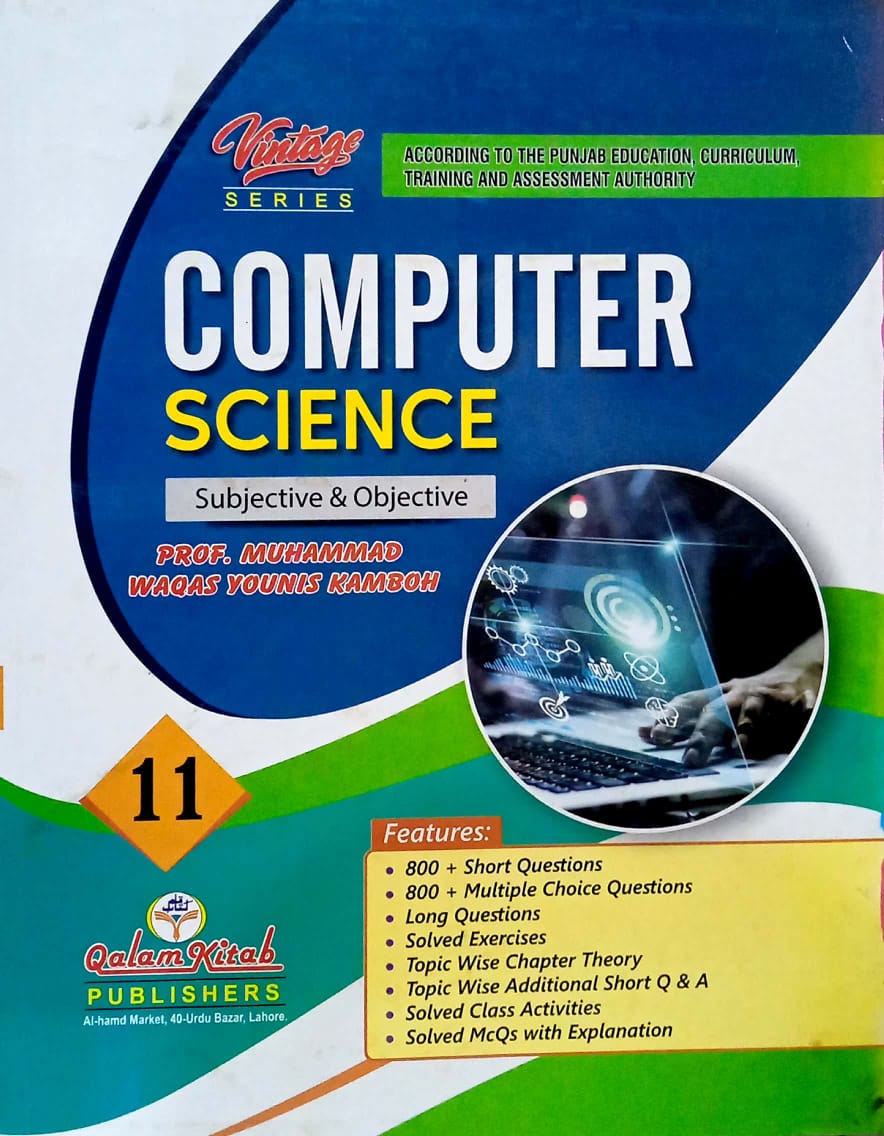 Computer Series Vintage Series Computerv Science 11 – Ilmi Book House
