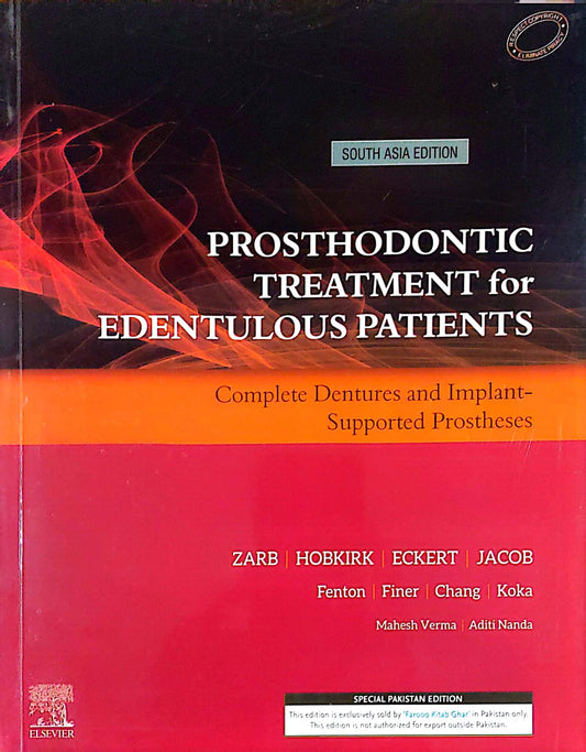 Prosthodontic Treatment For Edentulous Patients
