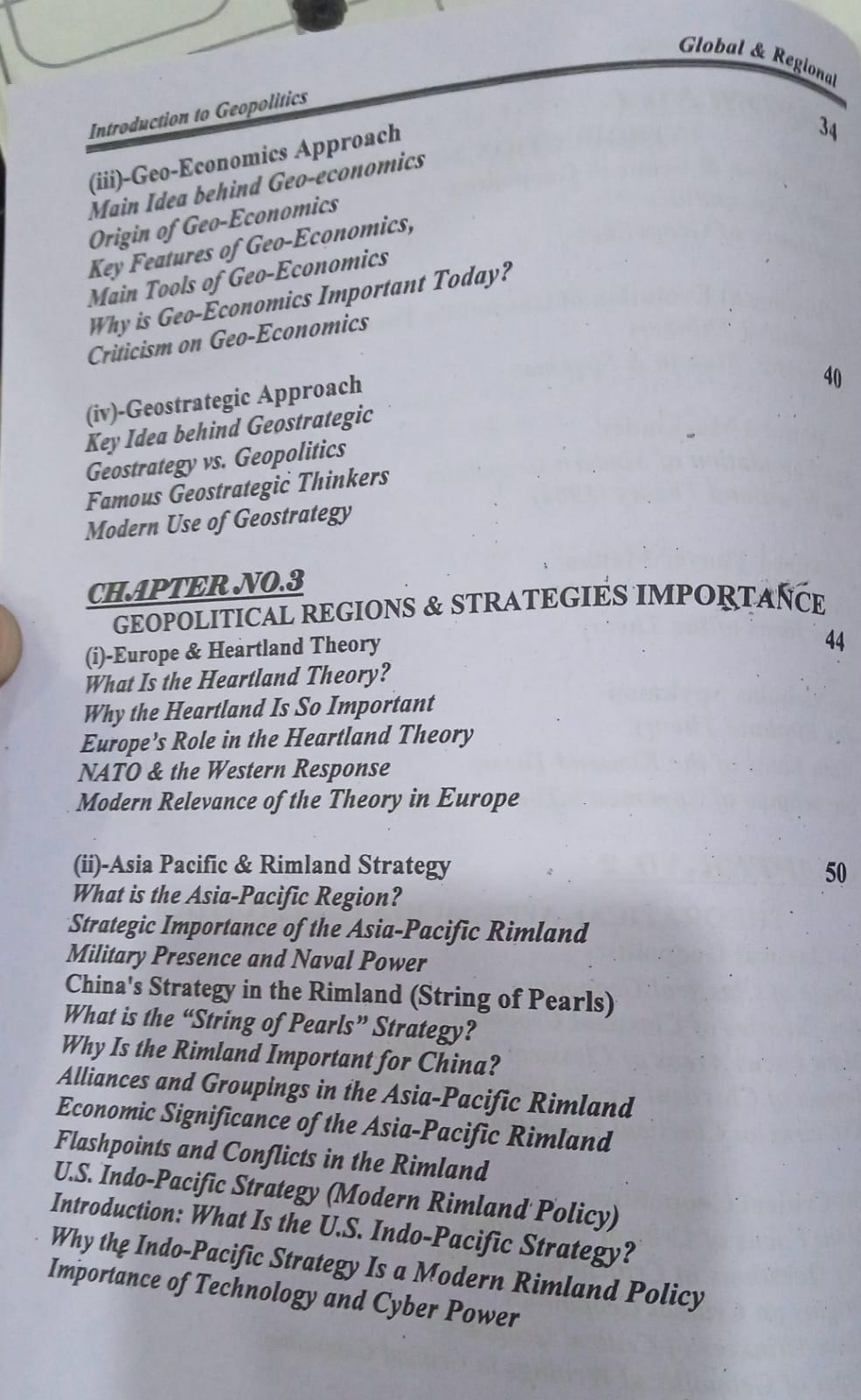 Introduction To Geopolitics Global And Regional