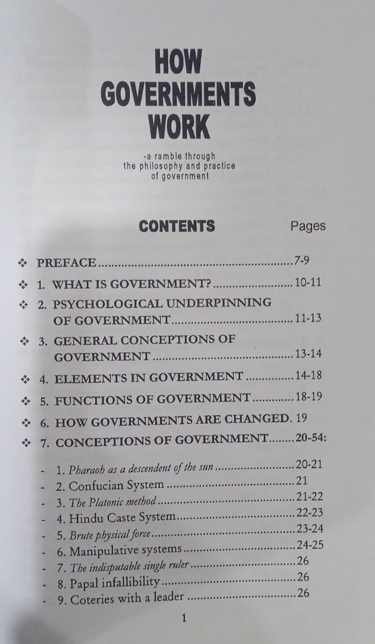 How Governments Work